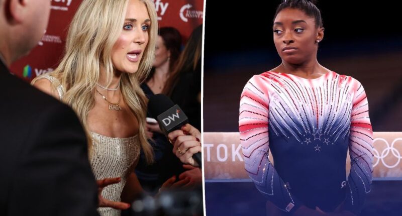Simone Biles slams 'sore loser' Riley Gaines over attacks on trans athletes
