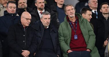 Sir Dave Brailsford, left, will step back from his Man United role as part of a reshuffle by Sir Jim Ractliffe