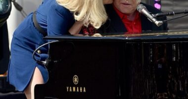 Sir Elton John and Lady Gaga will lead a host of performances at Jeff Bezos and Lauren Sanchez's wedding in Venice on Friday, sources have told the Mail.