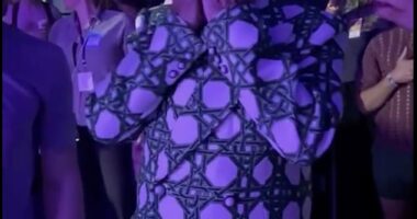 Sir Ian McKellen held back tears whilst on stage at Glastonbury on Saturday night