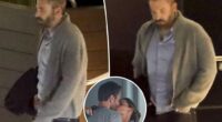 Somber Ben Affleck leaves restaurant solo after Jennifer Garner's PDA with boyfriend John Miller