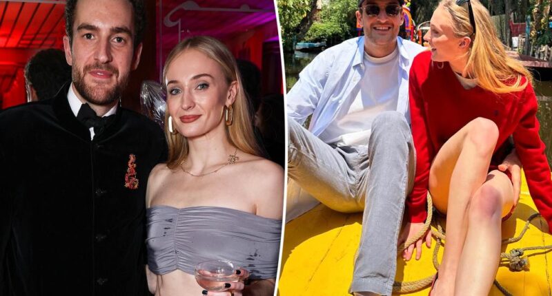 Sophie Turner and Peregrine Pearson get cozy at Glastonbury