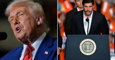Pittsburgh Steelers quarterback Mason Rudolph has broken his silence after he appeared on stage at a rally for Donald Trump last month, stating he has no regrets because 'speech is free'.