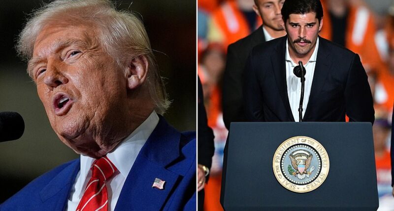 Pittsburgh Steelers quarterback Mason Rudolph has broken his silence after he appeared on stage at a rally for Donald Trump last month, stating he has no regrets because 'speech is free'.