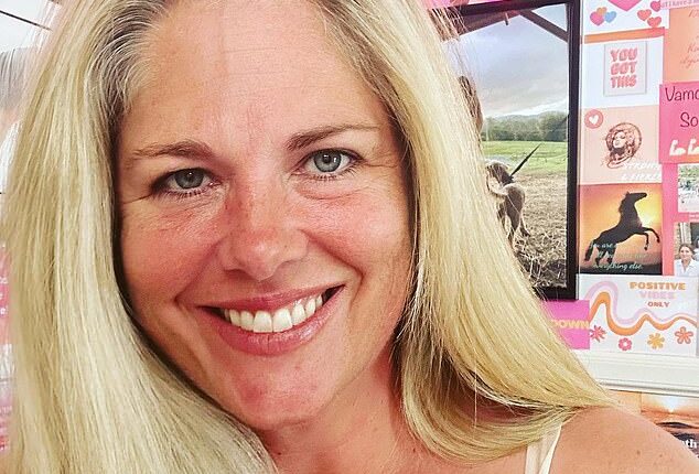 Susan Schmidt (pictured) was diagnosed with stage four bowel cancer at age 45 in 2023 following a colonoscopy which