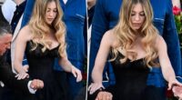 Sydney Sweeney wears black lace gown for Lauren Sánchez and Jeff Bezos' post-wedding party