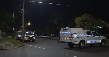 The teen suffered serious injuries to both his legs in the collision (the scene is pictured)