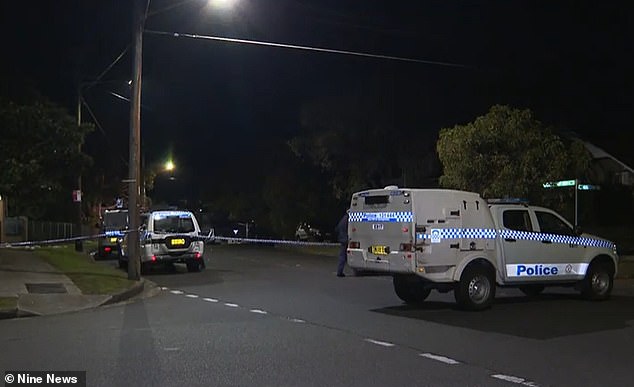 The teen suffered serious injuries to both his legs in the collision (the scene is pictured)