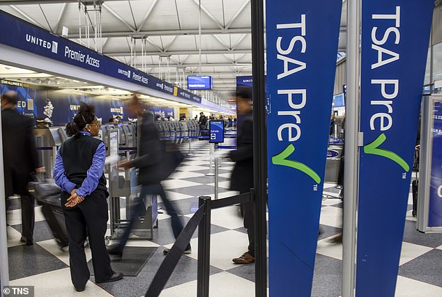 The TSA has issued a warning to travelers about foods that could be confiscated before getting on board a flight (stock image)