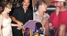 Taylor Swift all smiles as she supports Travis Kelce at training camp in Nashville
