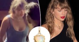 Taylor Swift wears Travis Kelce's birthstone while out on date in NYC