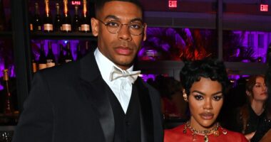 Teyana Taylor Aaron Pierre Confirm Romantic Relationship Kiss Birthday Surprise Dinner Video
