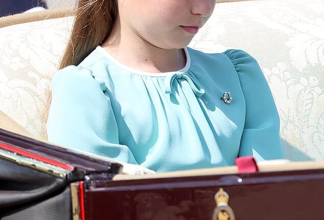 Princess Charlotte has paid tribute to the late Queen Elizabeth II at today's Trooping the Colour parade as she rewore a brooch she first wore to her great-grandmother's funeral