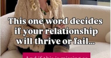 Australian dating expert Louanne Ward (pictured), has revealed one simple word that might just be the secret to keep the spark alive in a relationship