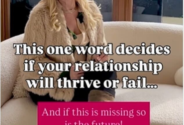 Australian dating expert Louanne Ward (pictured), has revealed one simple word that might just be the secret to keep the spark alive in a relationship