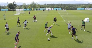 England have been put through their paces at a week-long training camp at the Camiral Golf & Wellness resort