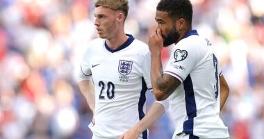 Cole Palmer (left) and Reece James (right) both started in England's 1-0 win over Andorra