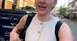 Lindsey Lowell, who goes by @lindseyinlondon on TikTok, left many furious online after calling the fire brigade to help her get into her Clapham flat