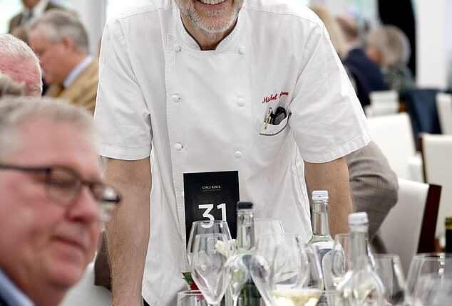Michel Roux, pictured, who was once the owner of the two Michelin-starred restaurant, Le Gavrouche in London , admitted to enjoying cheese on digestive biscuits