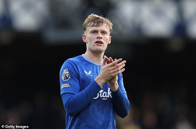 Tottenham are weighing up an approach for Everton defender Jarrad Branthwaite this week