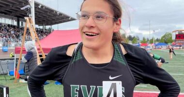 Transgender athlete Veronica Garcia told their critics to 'get a life' after they booed the win