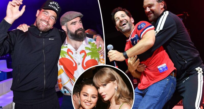 Travis Kelce has guys' night out in Kansas City while Taylor Swift dines in NYC