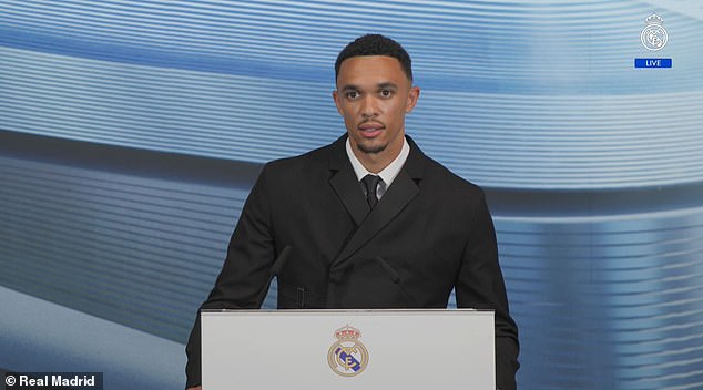 Trent Alexander-Arnold spoke fluent Spanish at his Real Madrid unveiling, stunning the room
