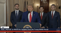 President Trump addresses the nation