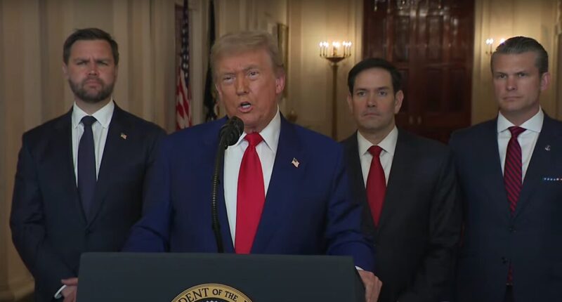 Trump Addresses the Nation on Iran Strikes.
