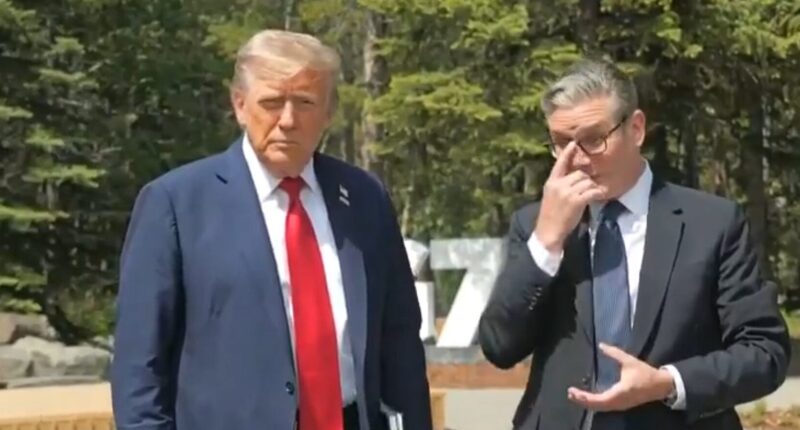 Trump, Starmer Sign UK-US Trade Deal at G7.