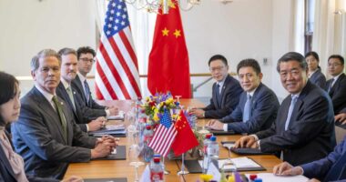 Trump accused China of violating the Geneva deal and revoked student visas. China has threatened to retaliate.