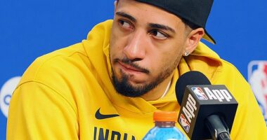 Indiana Pacers star Tyrese Haliburton will reportedly undergo an MRI on a strained right calf
