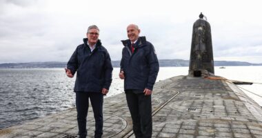 UK politics live: Labour reveals new nuclear programme and submarines ahead of Starmer defence review