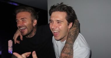 Victoria Beckham's heartbreaking Father's Day tribute to husband David filled with nods to son Brooklyn amid their family feud after he failed to acknowledge his dad's knighthood - as she leads celebrity posts