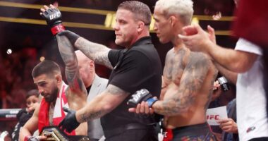 WATCH; Ilia Topuria Knocks Out Charles Oliveira