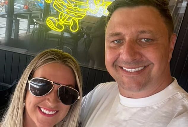 British couple Gemma and Nicky (pictured) have ditched living in the UK full-time to live in a caravan in Benidorm
