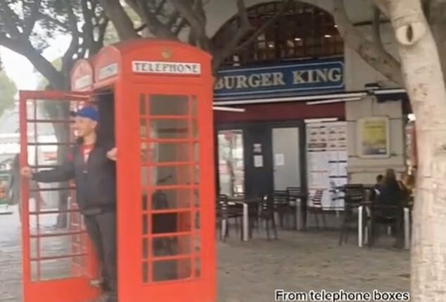 For many, Gibraltar is like the 'UK but in the sun' with telephone boxes (pictured) and hot weather