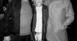 Phil O'Neil-Dwyer (right) was shocked when his mother Joyce (centre, with her husband on the left) was diagnosed with early onset dementia at the age of 58