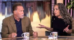 Whoopi Goldberg’s Impression of Iconic Arnold Schwarzenegger Role Shocks Him on 'The View'