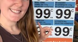 Amy Coulston visited a Fresh & Save Warehouse in Beerwah, a rural town in the hinterland of Sunshine Coast, during one of its 99-cent sale weeks