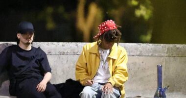 Just a week after his surprise performance with famous father Will Smith in London, Jaden Smith was spotted with drug paraphernalia in Paris.