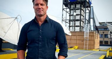 Denham Hitchcock (pictured) has hit back at viewers criticising his new program 10News+