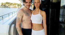 Brooklyn Beckham and wife Nicola Peltz have unfollowed brothers Cruz and Romeo on Instagram on Friday, despite appearing to offer an olive branch with his birthday tribute to sister Harper amid the family feud