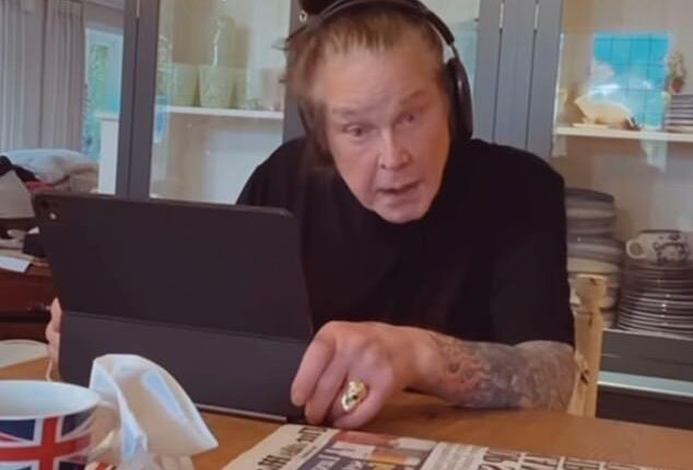 Ozzy Osbourne was seen spending time with his family in a sweet final video shared just two days before his death aged 76