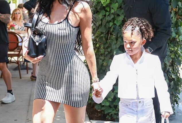 Kylie Jenner and her famous family dined at the upscale Los Angeles restaurant The Ivy on Saturday, in honor of her grandmother's 91st birthday