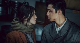 Gyeongseong Creature S1 (L to R) Han So-hee as Yoon Chae-ok, Park Seo-jun as Jang Tae-sang in Gyeongseong Creature S1 Cr. Lim Hyo Sun/Netflix © 2023