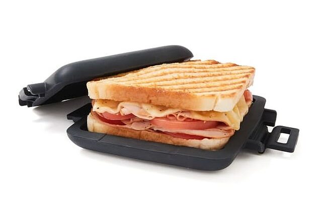 Winter favourite toasties can now be made in the microwave, thanks to the 'smart' $15 Kmart Microwave Toastie Maker