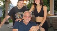Brooklyn and Nicola Peltz Beckham grin with her father Nelson Peltz as they celebrate his 83rd birthday in a post on her Instagram page