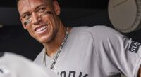 Aaron Judge has gone for a scan on his elbow after feeling discomfort on Friday night