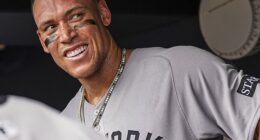 Aaron Judge has gone for a scan on his elbow after feeling discomfort on Friday night